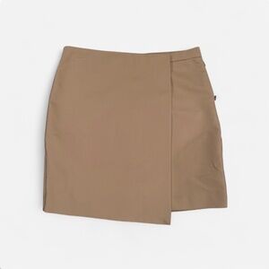 Philosophy tan wrap around brown skirt Size 4
